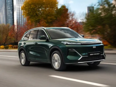 Geely EX5 EM-i возглавил российский рынок гибридов по итогам квартала